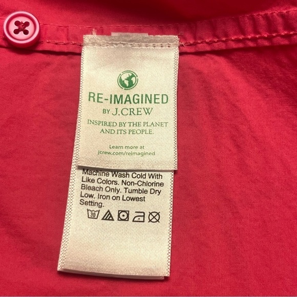 J. Crew, Pink, Button Down Long Sleeve Shirt, Size 2. - Picture 10 of 13